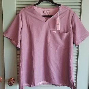 FIGS GRAPHITE SCRUB TOP WMNS PETITE XL